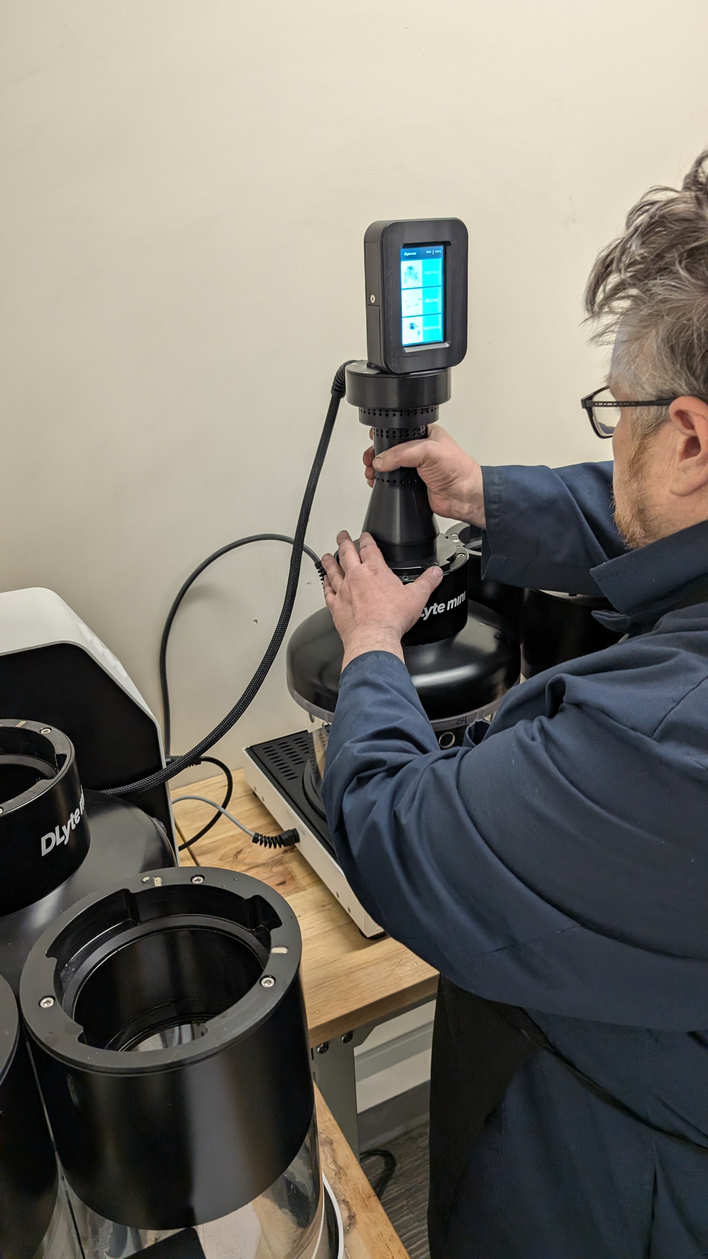 Framework during DLyte electropolishing process